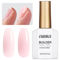 AILLSA front packaging showing milky pink 0.51oz bottle and label, clear identification benefit