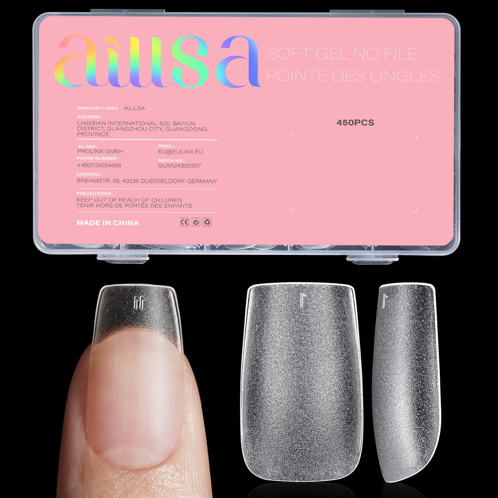 AILLSA front packaging showing 450-piece tip kit and ready-to-use convenience