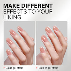 AILLSA gel texture close-up highlighting smooth self-leveling and shaping benefit