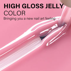 AILLSA lifestyle shot woman working at desk showing natural polished nails benefit