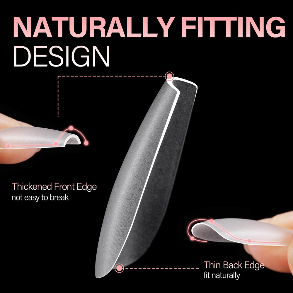 AILLSA layout of 15 sizes offering precise fit for every nail bed