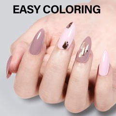 AILLSA polished finish example showing how tips accept color evenly benefit