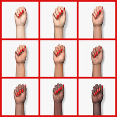 AILLSA used for a red French tip demonstrating precise, salon look