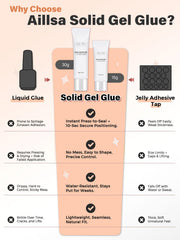 AILLSA rhinestone nail art adhesion showing secure decorative bonding