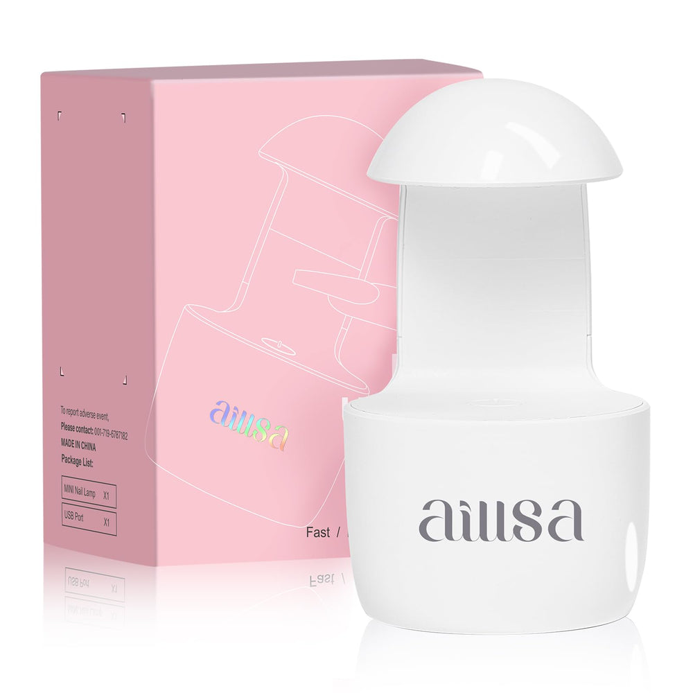 AILLSA front view of mini UV light showing compact design and portability