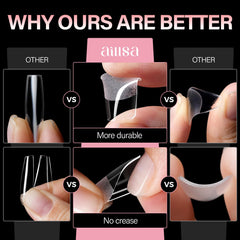 AILLSA size array displayed on fingers to choose correct fit quickly
