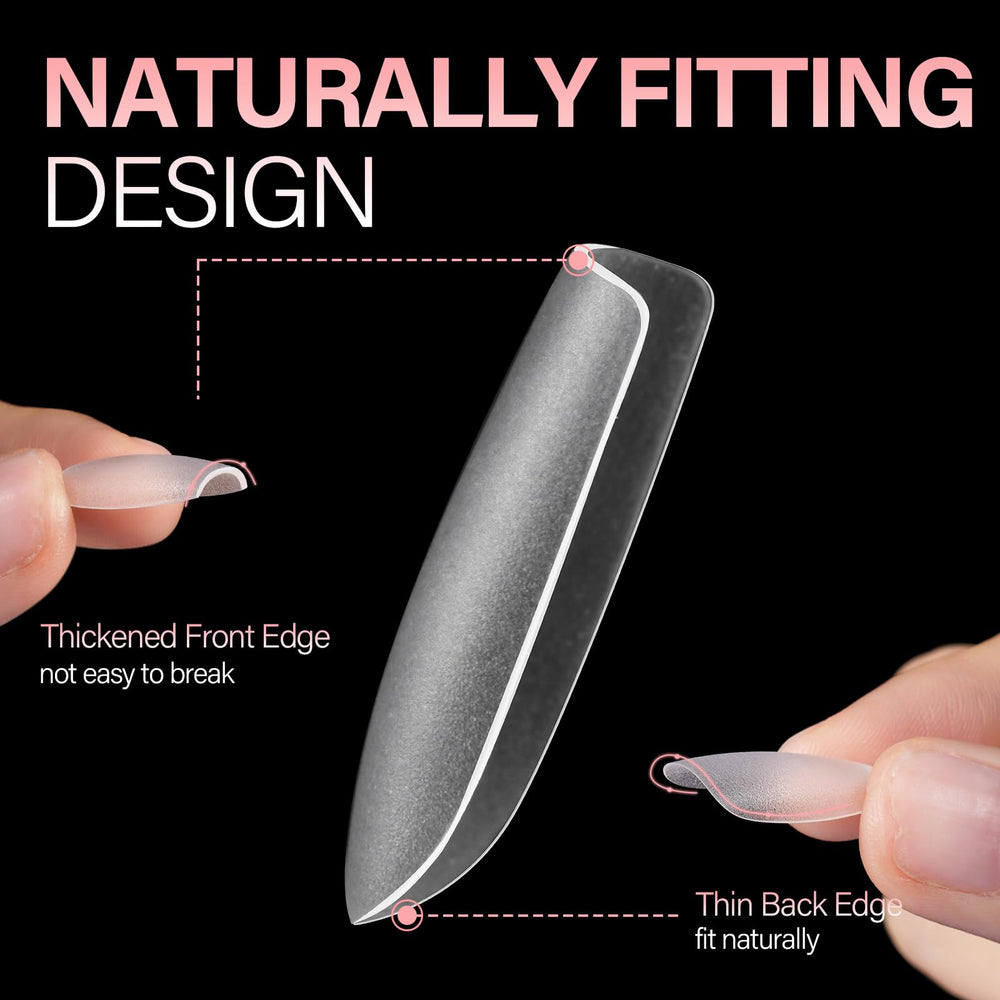 AILLSA thickened front edge detail for chip and break resistance