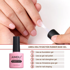 AIMEILI kit in use during a home manicure for professional results