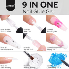 AIMEILI primer texture drop demonstrating tacky layer for better bonding