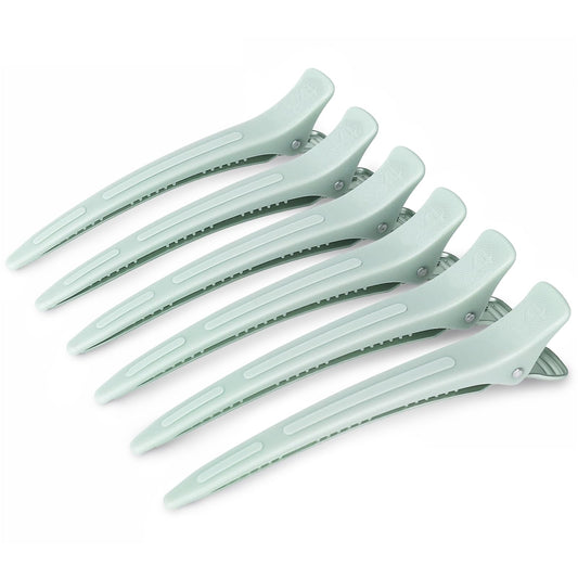 AIMIKE front packaging showing six sage green clips and set benefits