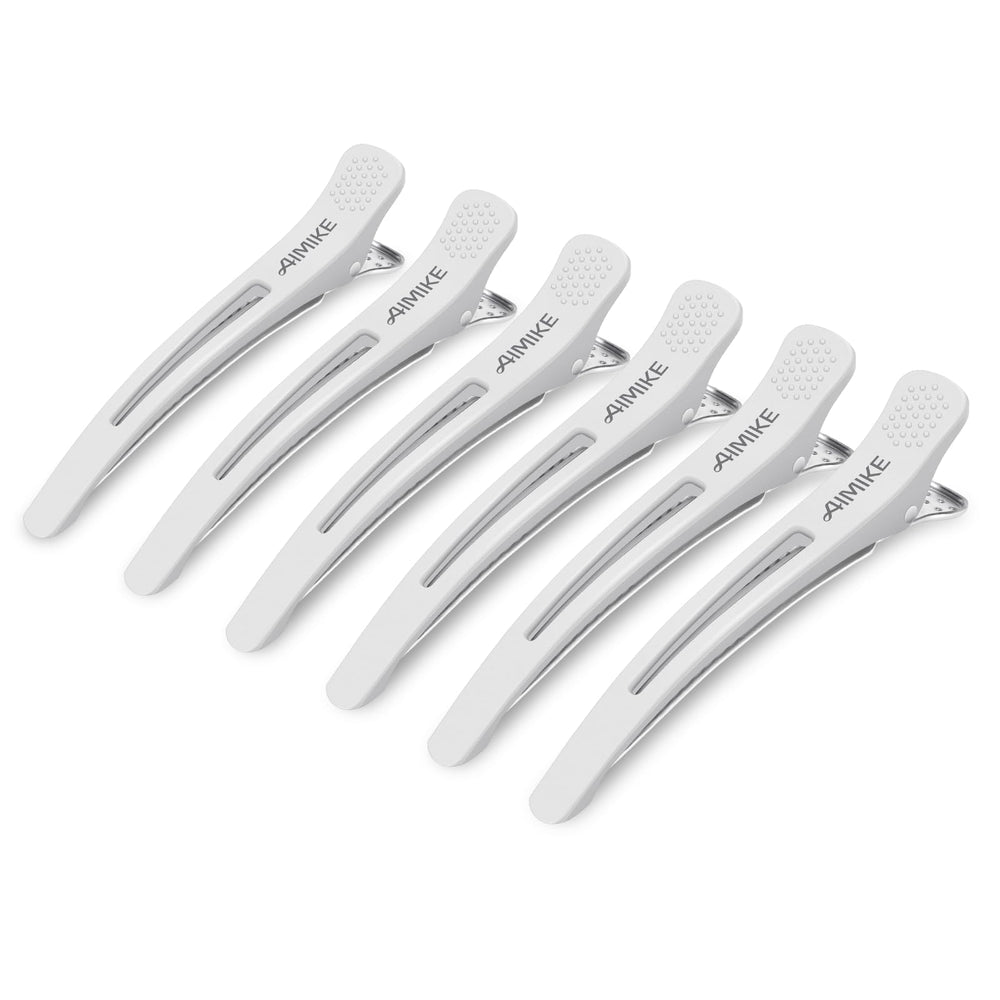 AIMIKE front view of 6pcs clip pack showing clean packaging and contents benefit organization