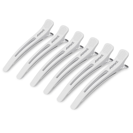AIMIKE front view of 6pcs clip pack showing clean packaging and contents benefit organization