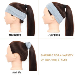 Ainitops headband shown on hand to illustrate size and stretch