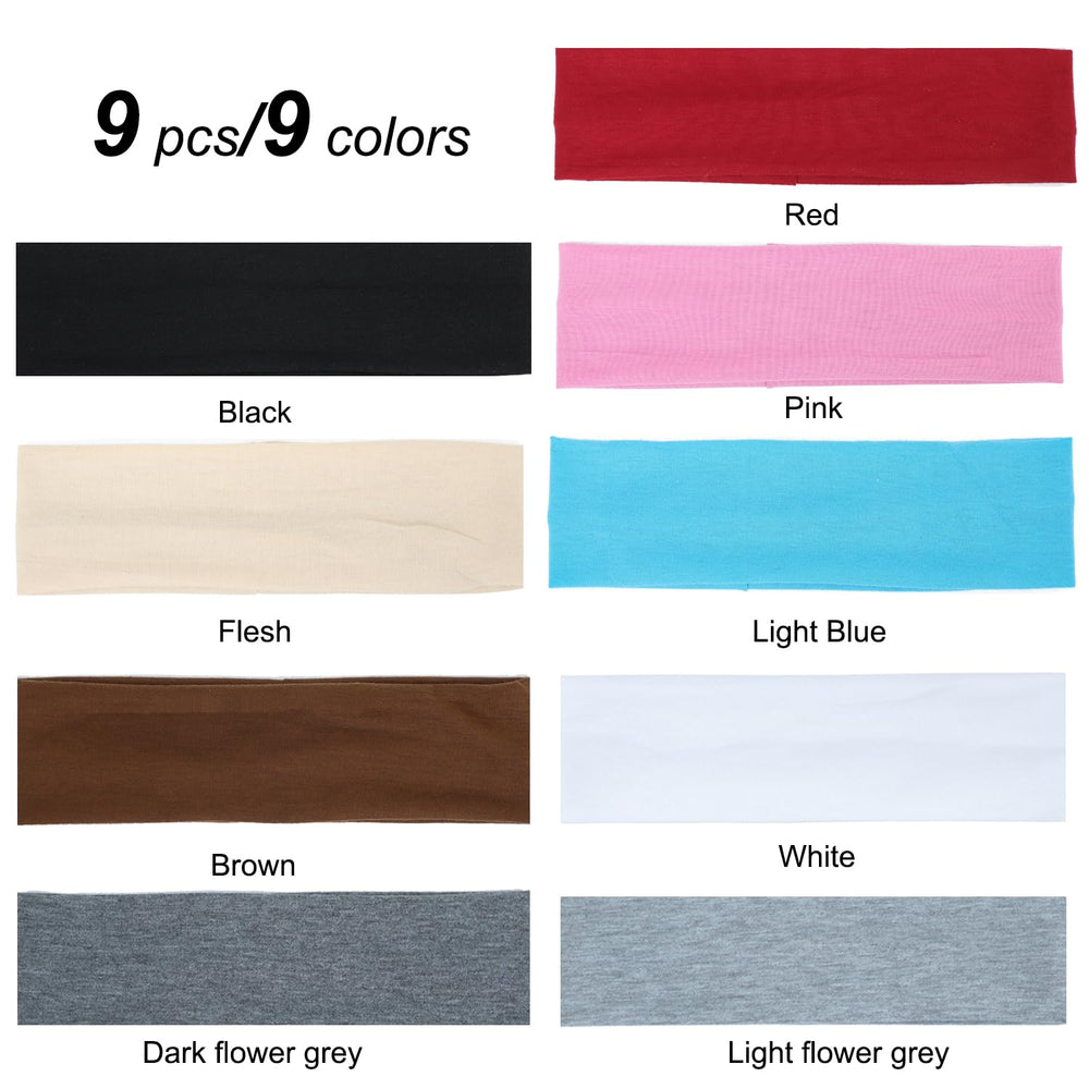 Ainitops headband worn during yoga providing secure, non-slip hold