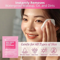 Air Jungles single unfolded wipe demonstrating size and gentle cleansing benefit