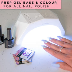 AIRRE NAILS close-up of non-woven texture showing lint-free, non-shedding surface
