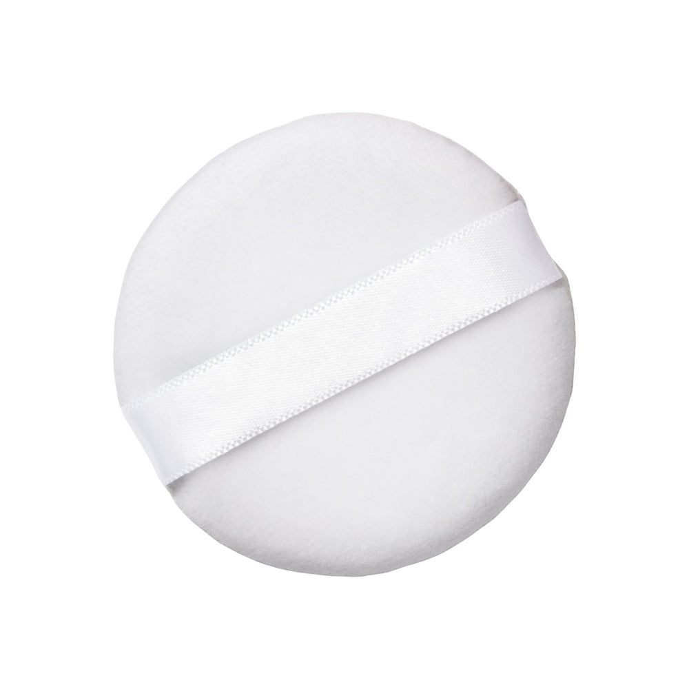Airspun jar in palm showing size and portability for touch-ups
