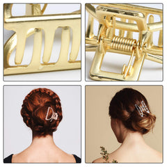 Akamino row of mixed-color clips laid out to show variety and styling options