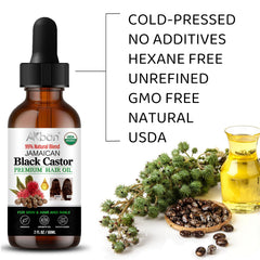 AKBAN close-up of castor oil texture highlighting rich, pure consistency
