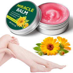 Akeeronn jar front view showing compact balm for easy portability