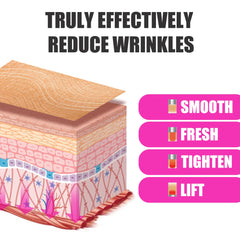 Akissos patch applied on forehead demonstrating instant lifting effect