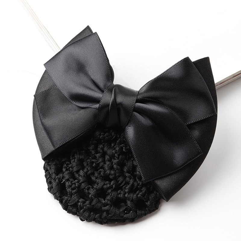 AKOAK hair clip in use on a bun demonstrating tidy styling and professional look