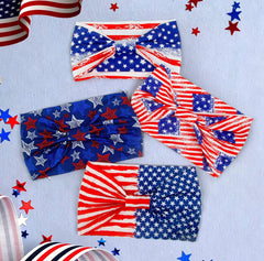 AKTVSHOW all four red white blue designs laid flat offers mix-and-match options