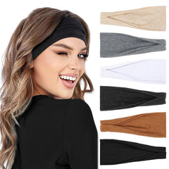 AKTVSHOW headband styled with casual outfit showing fashion-forward functionality
