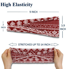 AKTVSHOW headband worn during yoga demonstrating secure fit