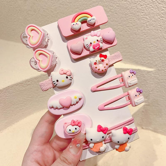 Akutoer front packaging showing 12 cute kitty clips and easy gifting
