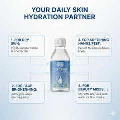 AL-TAQWA glycerine on hand showing amount and scale for everyday use convenience