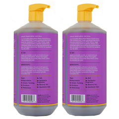 Alaffia close-up of pump and label highlighting clean ingredients