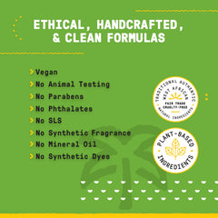 Alaffia ingredient label highlighting coconut oil and coffee fruit clarity