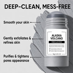 Generic Alaska Volcano after rinse skin looks smoother and less oily