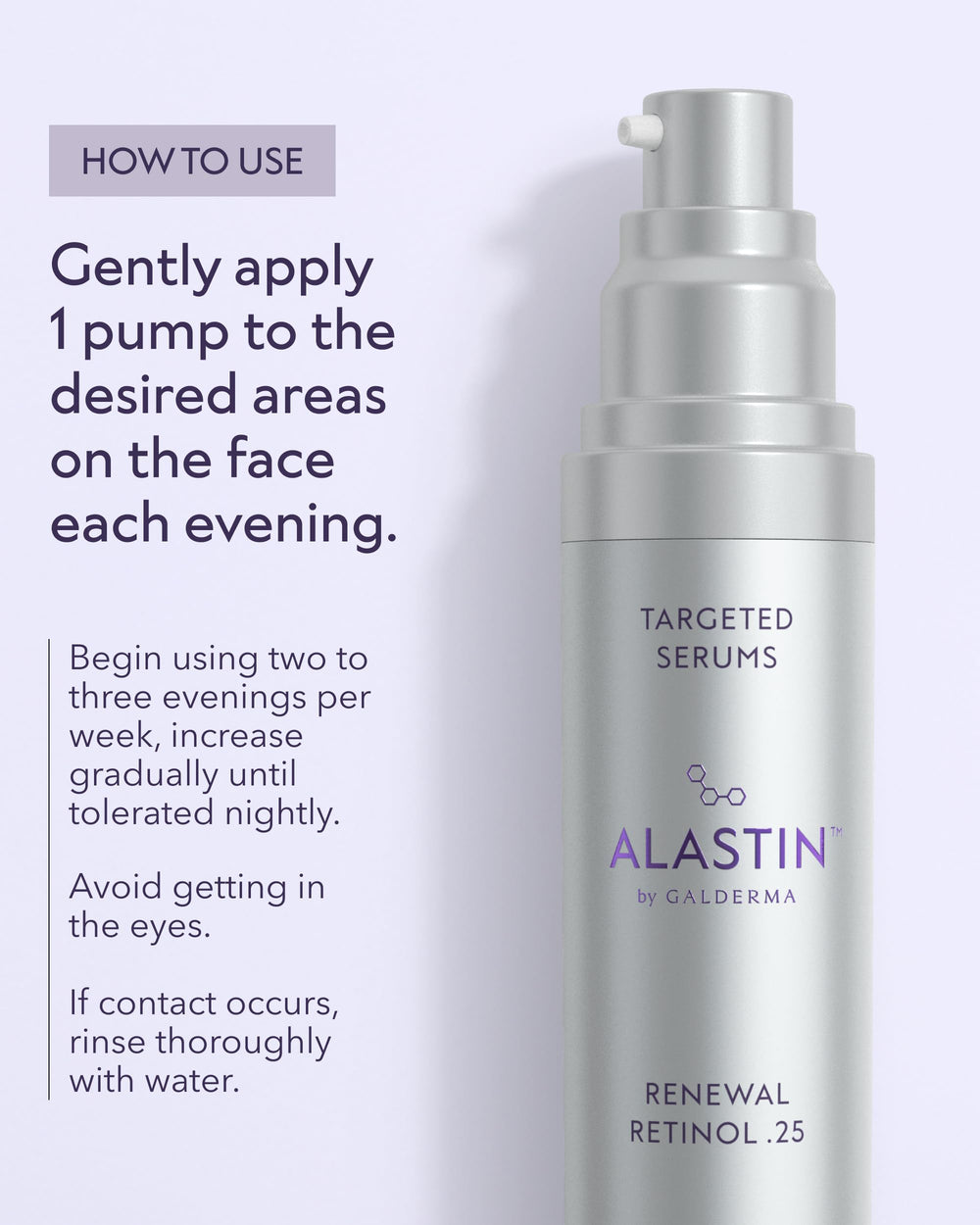 ALASTIN Skincare label detail focus showing ingredient list and product clarity