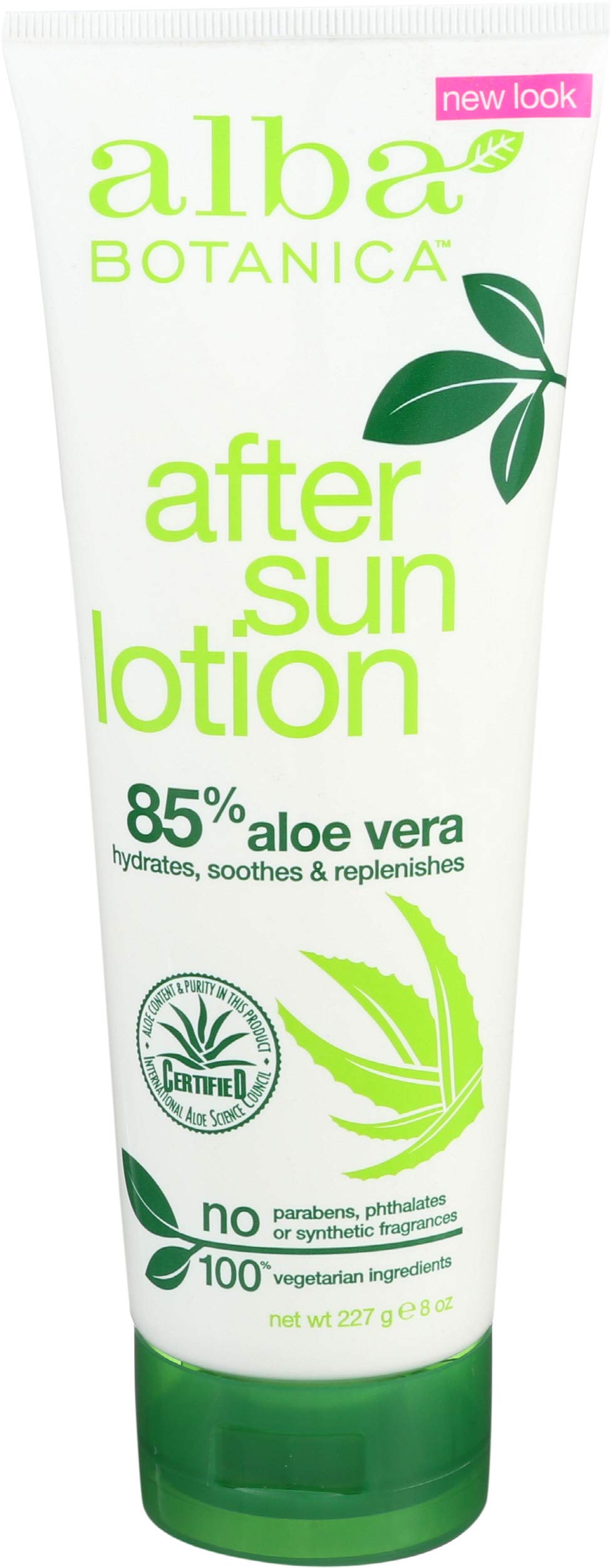 Alba Botanica front packaging showing product clarity and size benefit