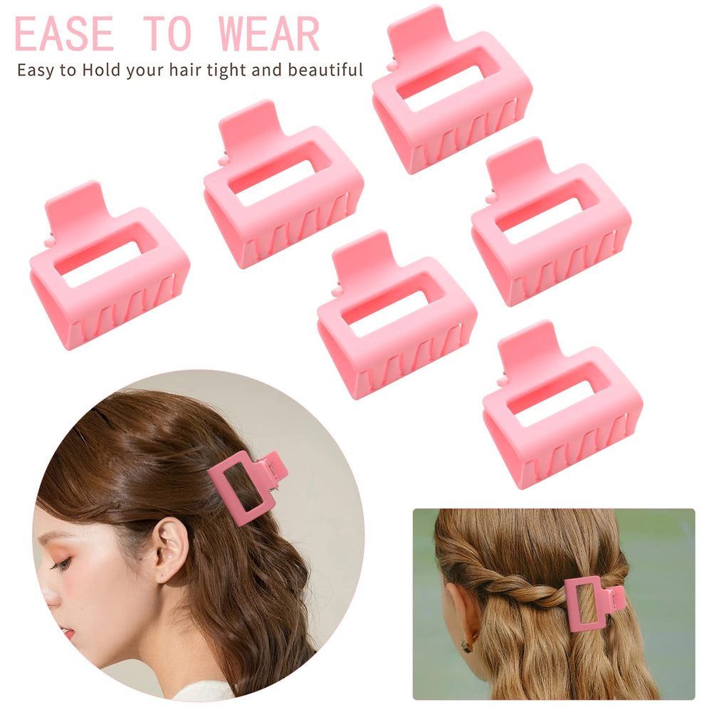 Alemaky large clip holding a full bun showing stability for thick hair