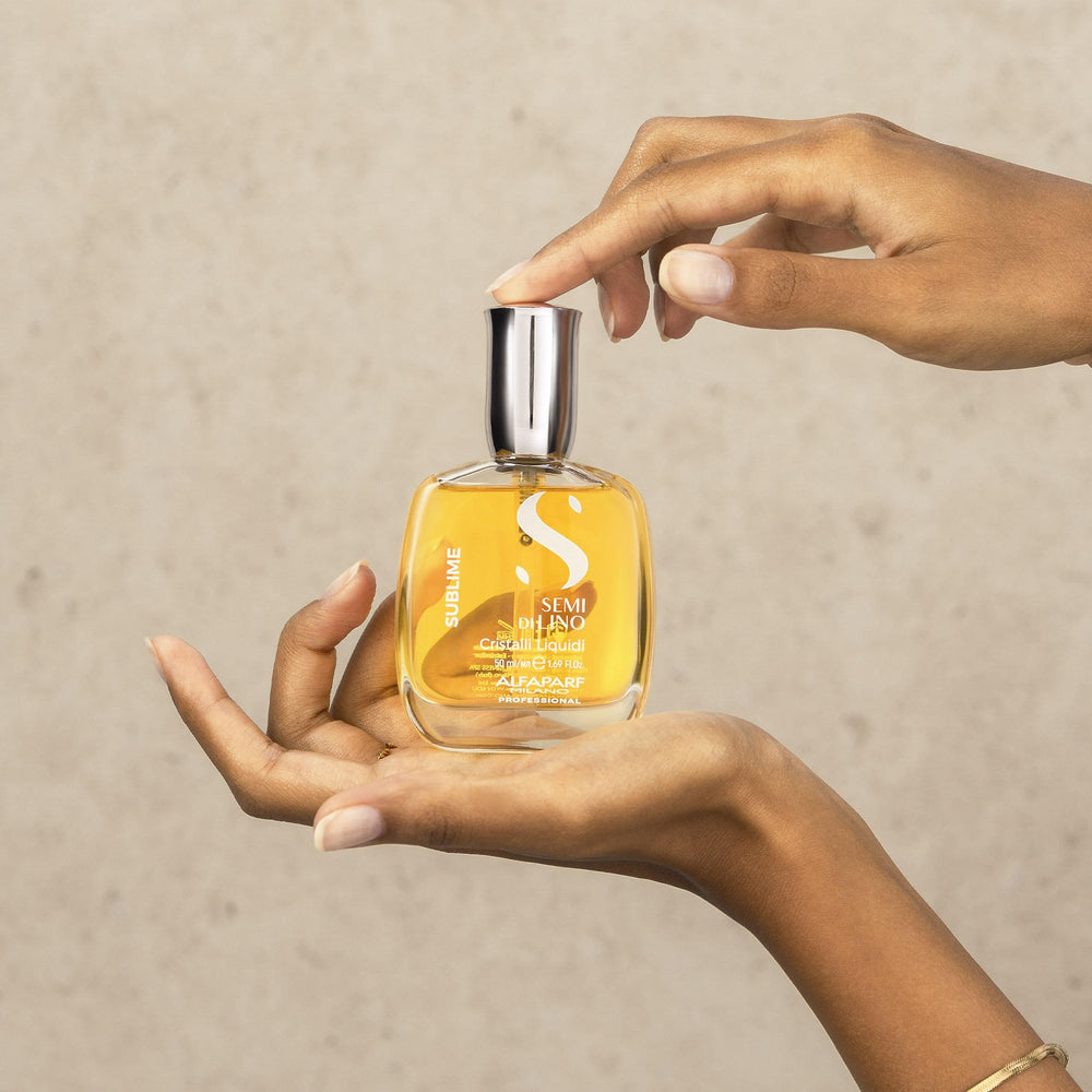 ALFAPARF MILANO applied to damp hair to speed drying and reduce frizz