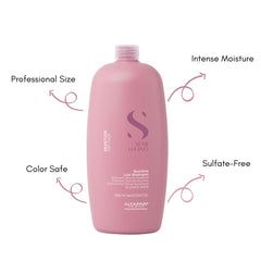 ALFAPARF MILANO back label close-up showing ingredients and usage details