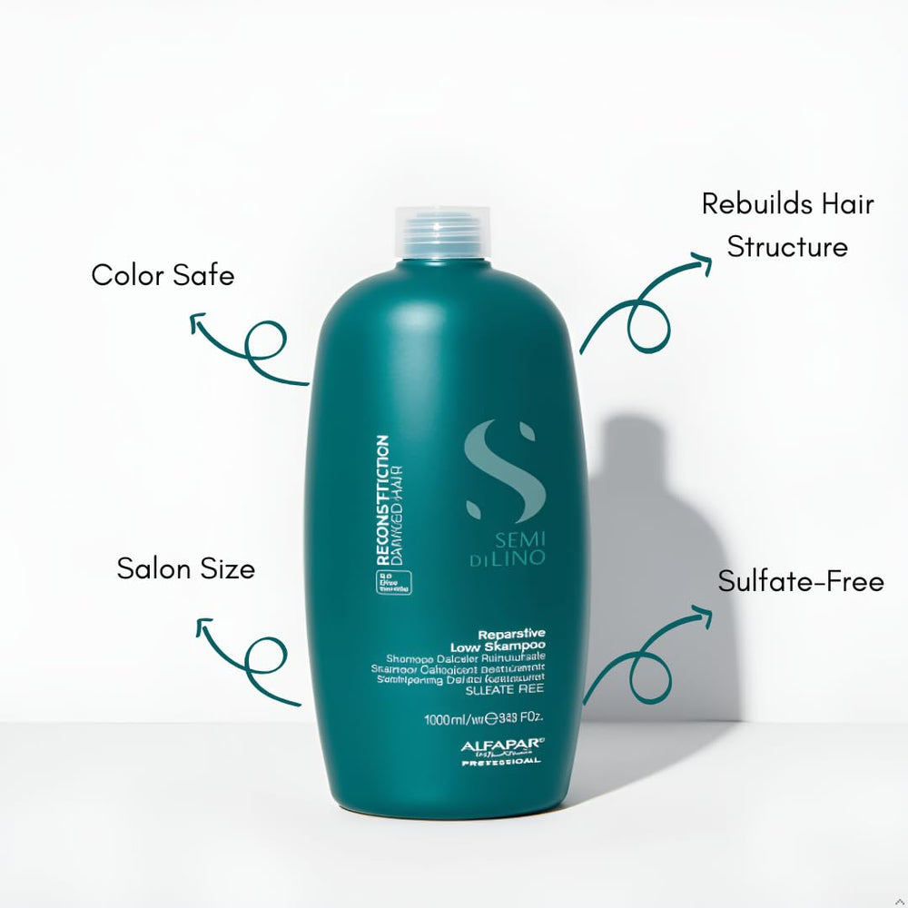 ALFAPARF MILANO pump dispensing creamy shampoo for easy application