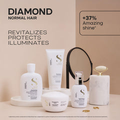 ALFAPARF MILANO lifestyle image of glossy hair showing salon-finish benefit