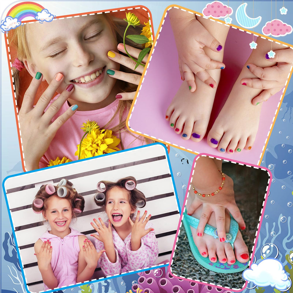 ALIKOSSTOR polish on nails demonstrating quick-dry sparkle and neat coverage