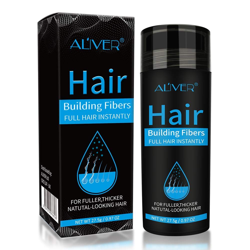 ALIVER front packaging showing dark brown fibers and quick benefit