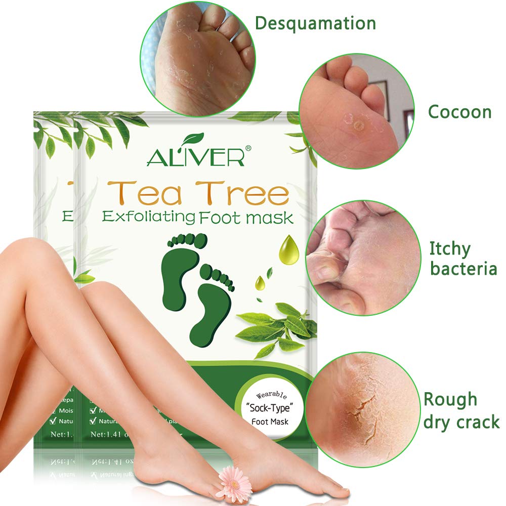 ALIVER tea tree and botanicals flatlay emphasizing natural ingredients