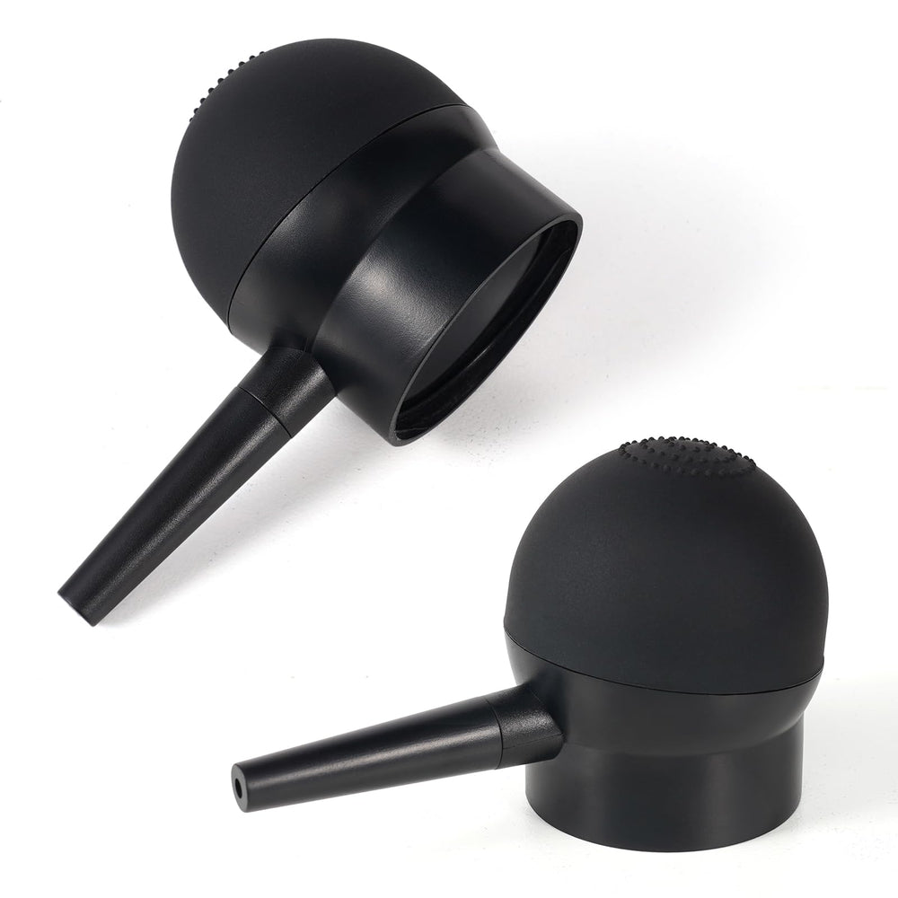 ALIVER nozzle on bathroom counter in use showing tidy, quick touch-up benefit