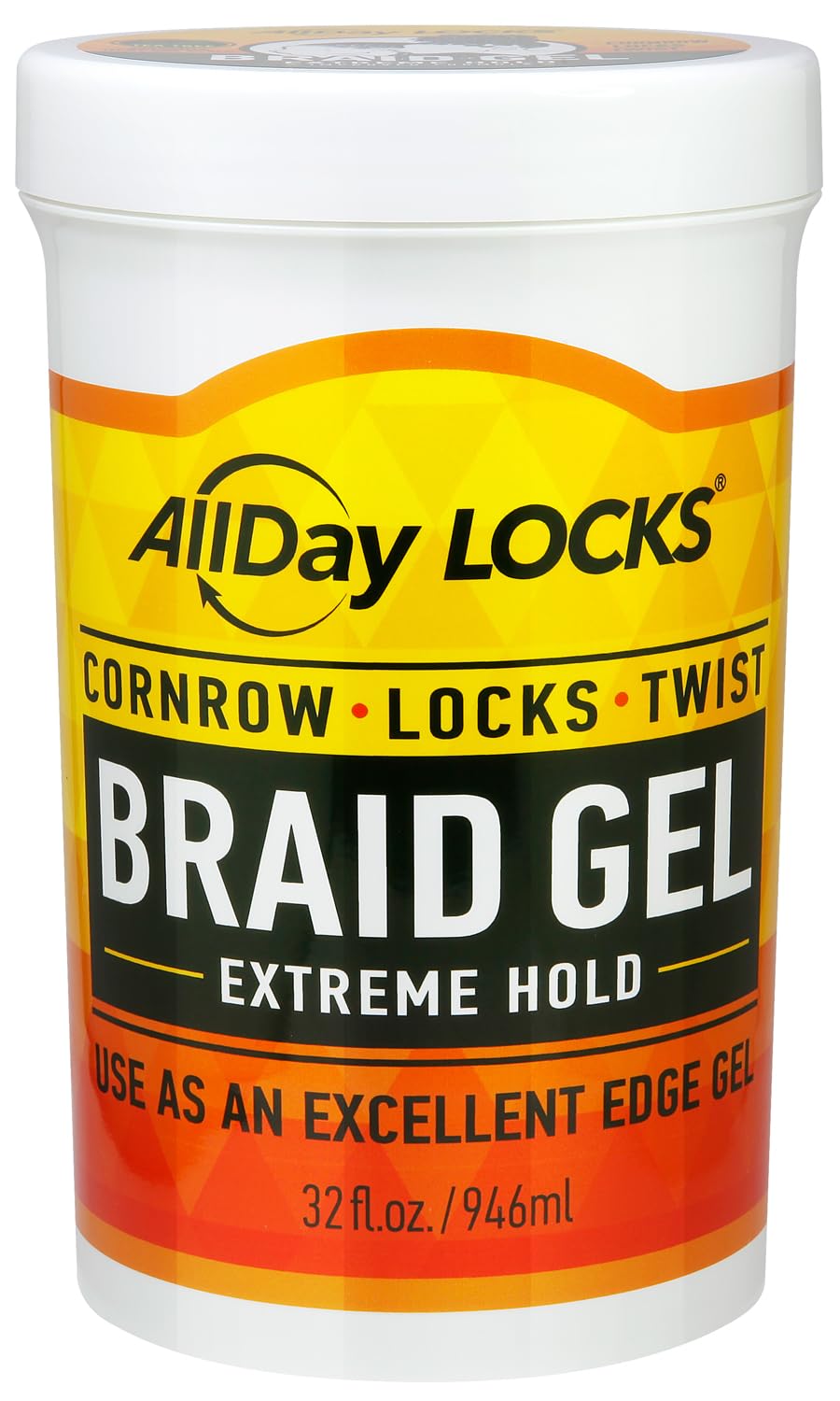 AllDay Locks jar front label showing product name and 32 oz size for easy identification and purchase