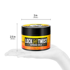 AllDay Locks being applied to twists for secure, long-lasting hold