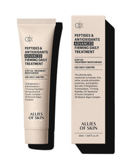 Allies of Skin front packaging showing bottle and label, clear benefit for identification