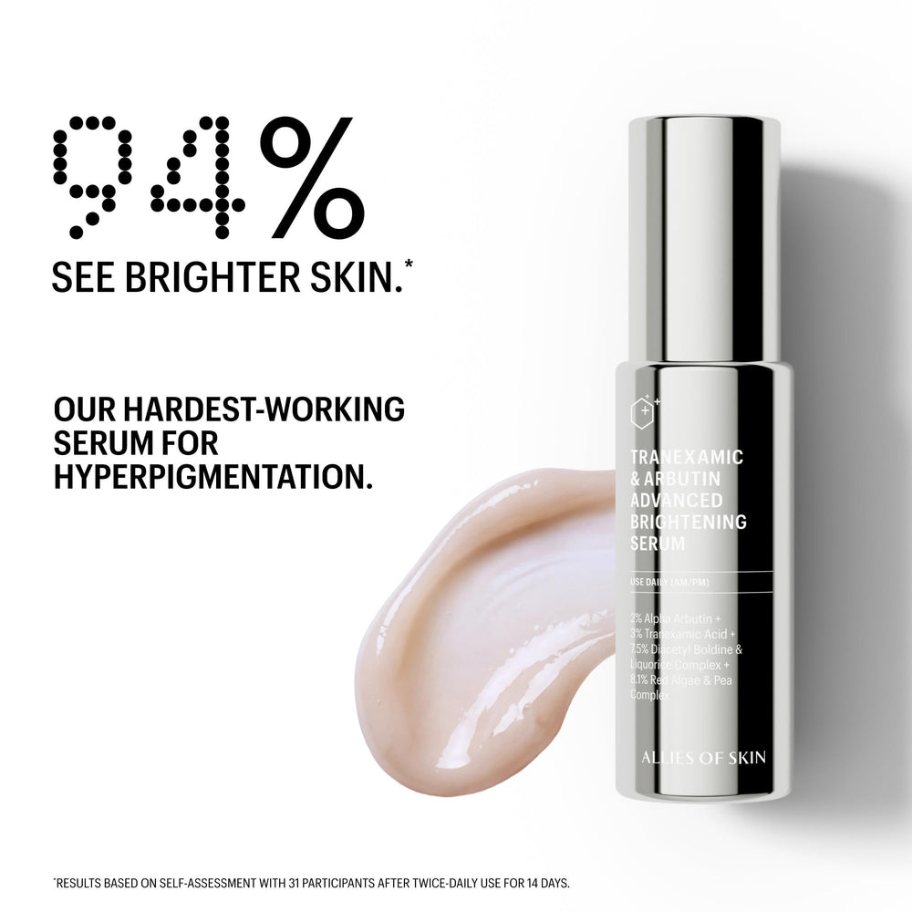 Allies of Skin pipette dispensing serum showing lightweight texture for easy layering