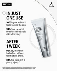 Allies of Skin cleanser texture foam closeup demonstrating gentle, non-stripping lather